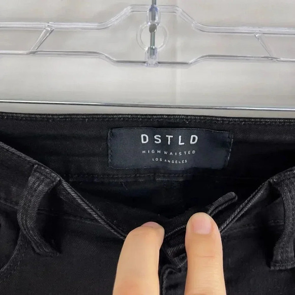 DSTLD High Waisted Black Skinny Jeans 30 - Picture 2 of 11